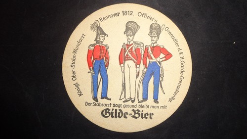 Bierdeckel gilde brauerei - bierdeckel,