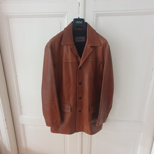 Cinque lederjacke herren braun - lederjacke,