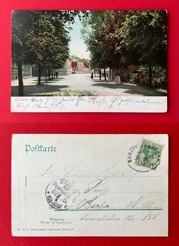 Trebbin 1904 blick - ak,