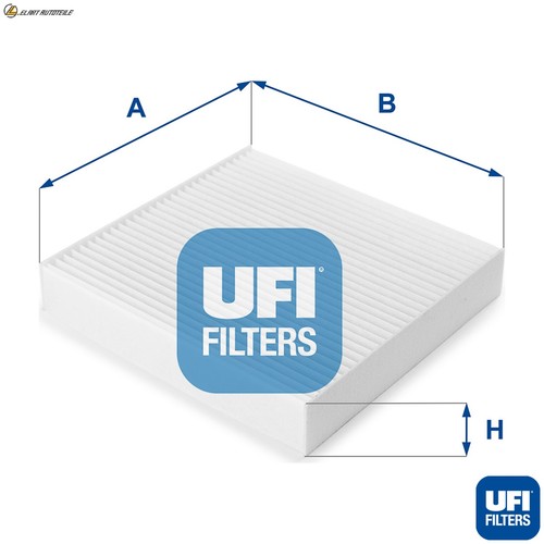 Filter innenraumluft 109 00 - innenraumluft, 53.109.00