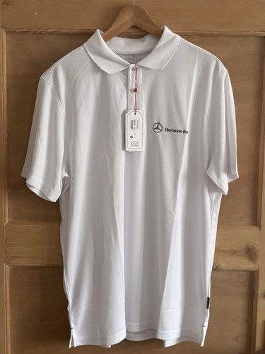 Mercedes benz polo - shirt, weiß