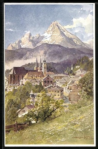 Künstler edward harrison - künstler-ak,
