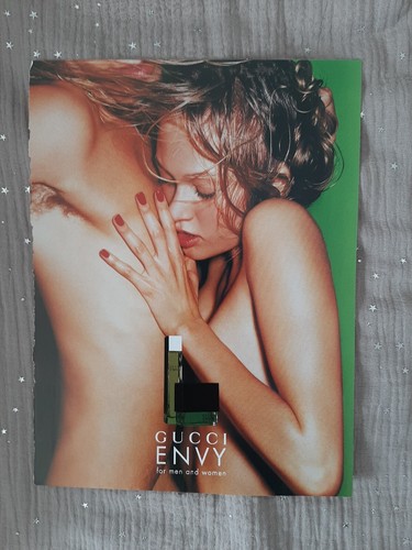 Werbepapier parfum gucci envy - werbepapier,