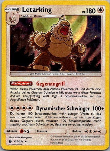 Pokemon letarking 170 236 bund - letarking, 170/236