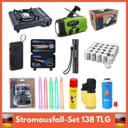 Stromausfall notfallset kochen - stromausfall,