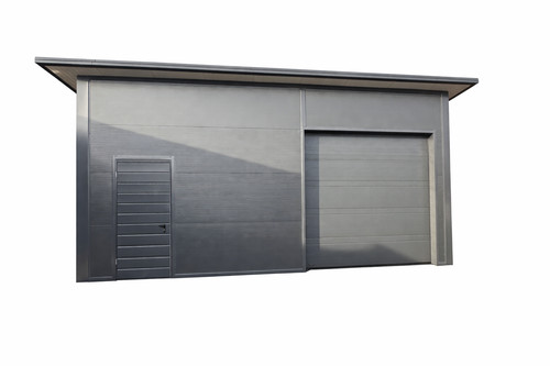 Blechgarage halle 8x12x4 - blechgarage,