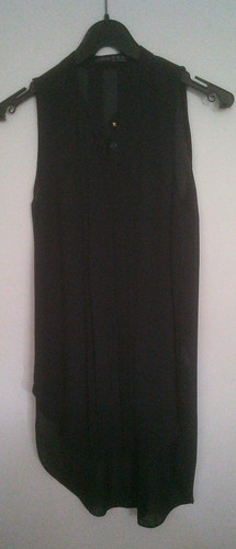 Dunkelblaue long bluse - dunkelblaue, long-bluse