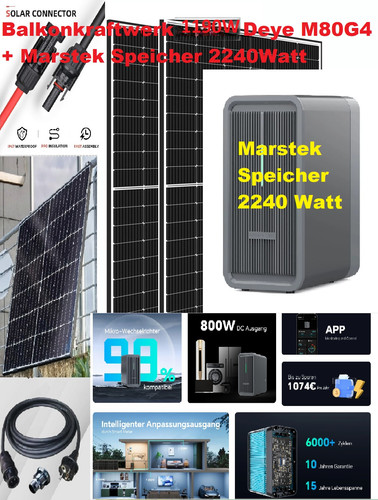 Balkonkraftwerk 1190w 800w - 1190w,