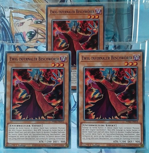 Yugioh playset ewig - yugioh, 3x ewig