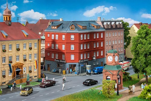 Faller 130138 stadteckhaus - 130138, mit