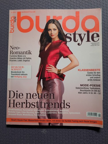 Burda style 2013 nähen - style,