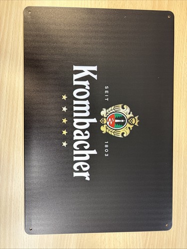 Krombacher pils blechschild - pils,