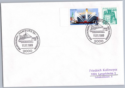Sonderstempel hamburg 1989 - sonderstempel,