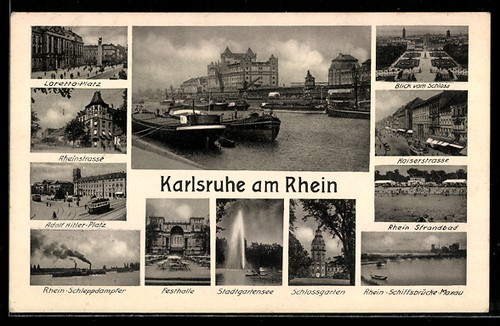 Karlsruhe platz - ak,