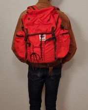 Großer Lafuma Rucksack Backpack 70er 80er Oldtimer Retro Vintage Orange