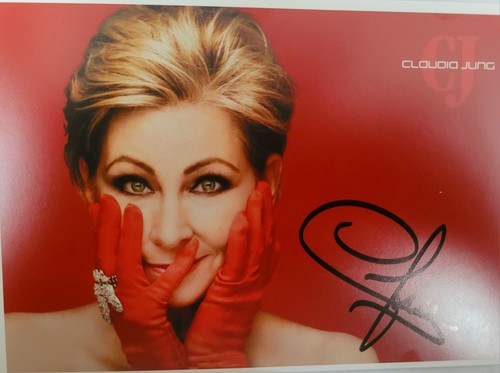 Claudia jung autogrammkarte - claudia,