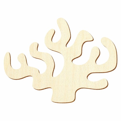 Holz koralle deko zuschnitte - holz,