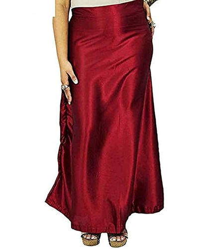Damen satin seide sari - satin,