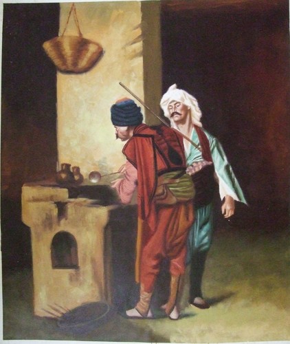 Der kugelgießer 65x55cm - kugelgießer,,