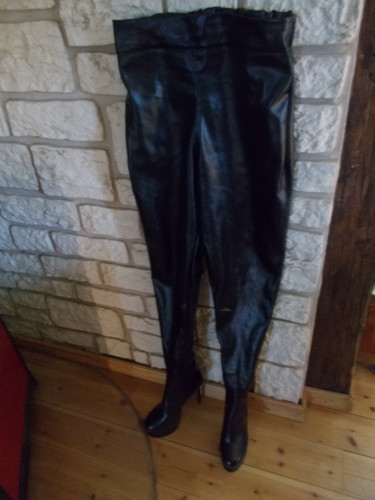 High heel stiefelhose - high,