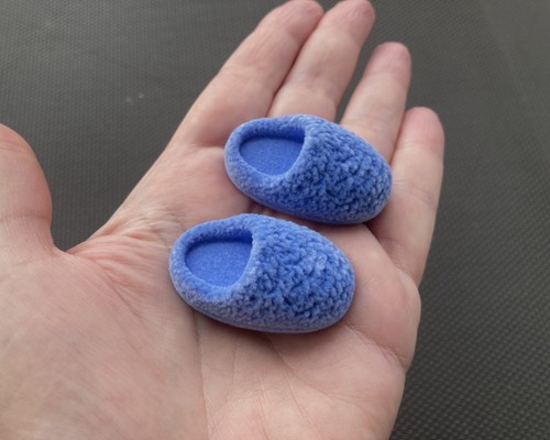 Mini puppenschuhe pantoffeln - mini, 4