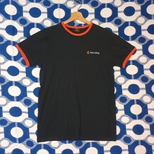 SELTENES T-SHIRT BACARDI L STAFF SCHWARZ MINIMAL LOGO CLUBBING COCKTAIL BAR SEHR GUTER ZUSTAND