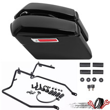 Black Hard Saddlebags Saddle