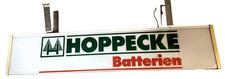 Hoppecke Batterien Leuchtreklame, Leuchtwerbung Tresenleuchte 70er Jahre Top !
