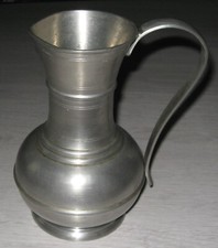 Zinn Zink? Krug Karaffe Kanne mit Henkel ca. 18,5 cm hoch, ca. 530 g