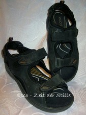 ECCO Light Sandalen Schuhe Gr. 29 schwarz Klett Leder