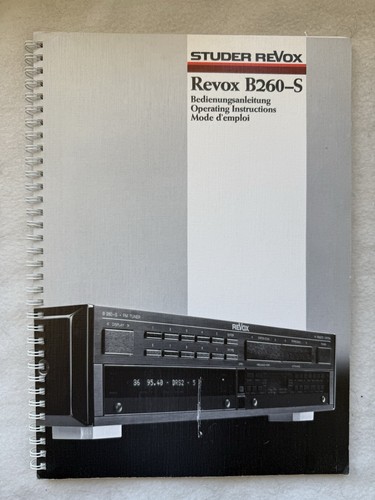 Revox anleitung - revox,