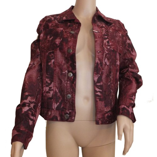 Wendejeansjacke bordeaux 40 - gr,