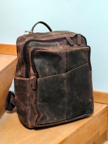 Lederrucksack stilord maurizio - lederrucksack,