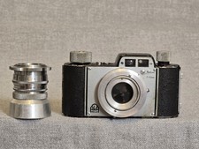 Akarelle Vintage Analog Fotokamera mit Schneider Kreuznach Xenar 2.8/50mm Lens