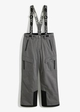 Neu Ski-Funktions-Thermohose Gr. 54 Grau Schwarz Herrenhose Pants Thermo-Hose