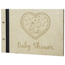 Babyalbum Kinderalbum Fotoalbum Holzalbum Bilderalbum 60 Seiten Fotobuch