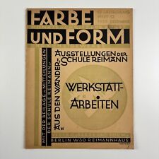Farbe und Form. Monatsschrift