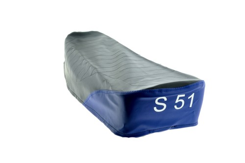 Sitzbankbezug blau schwarz - sitzbankbezug, blau-schwarz