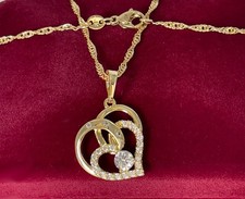 Luxus Halskette Herz Anhänger