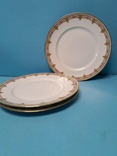 3 ALTE FLACHE TELLER  LIMOGES PORZELLAN 24 cm