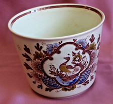 VILLEROY BOCH V&B Paon rot Blumenübertopf H10,5-Ø 13cm handgemalt Übertopf 84642