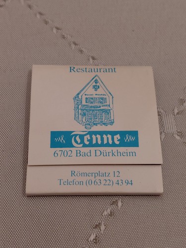 Streichholzheftchen,Restaurant