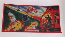 Sodom Agent Orange Patch Aufnäher ca. 20x6 cm Nr. A206 Vintage Unterschrift Band