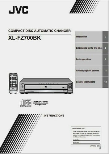 Jvc fz700bk 5 - jvc, cd