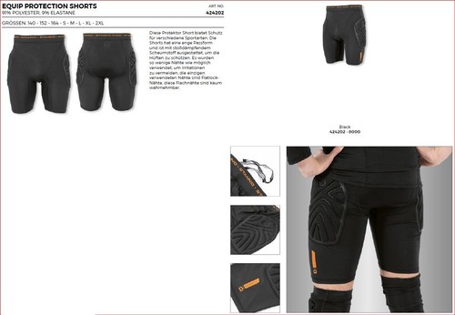 Stanno protector short - short, torwart