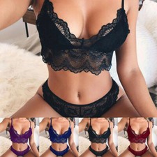 Sexy Dessous-Set Für Damen Spitzenunterwäsche Babydoll Tanga Nachtwäsche. /