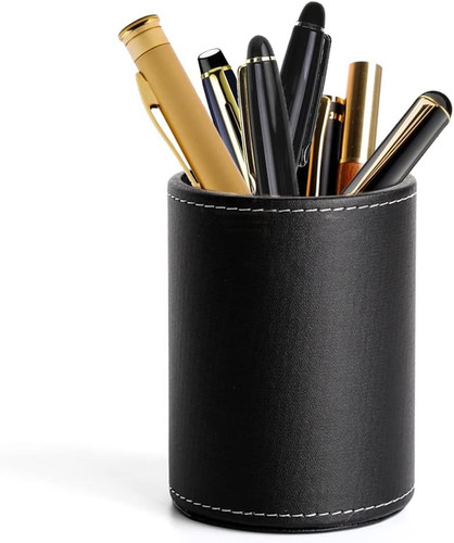 Stiftehalter schwarz rund - stiftehalter,