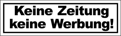 Keine zeitung - 3x,