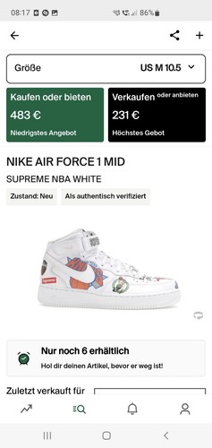 Nike air force mid - air,