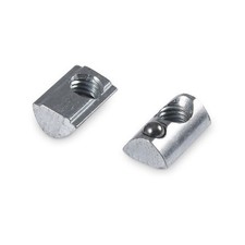 Nutensteine Nut 5 - M3 M4 M5 mit Federkugel, kompatibel mit item 0.0.370.01